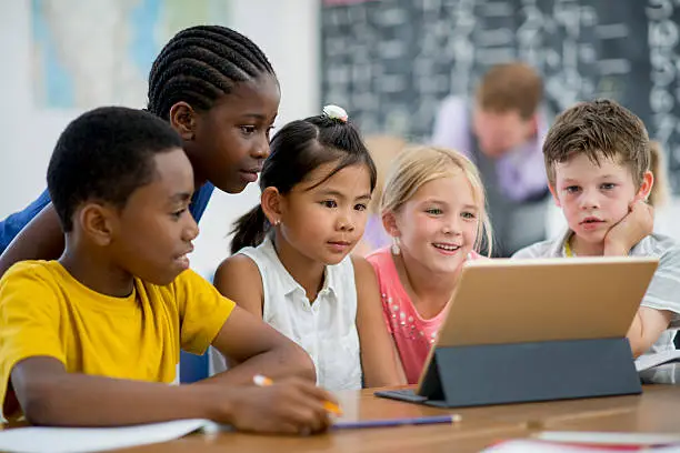 Students learning